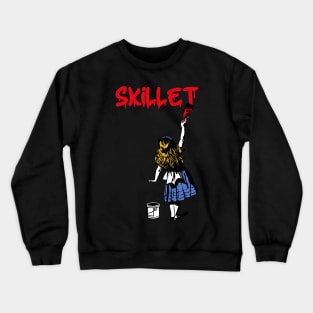 skillet red girl Crewneck Sweatshirt